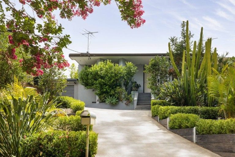 front view of the house